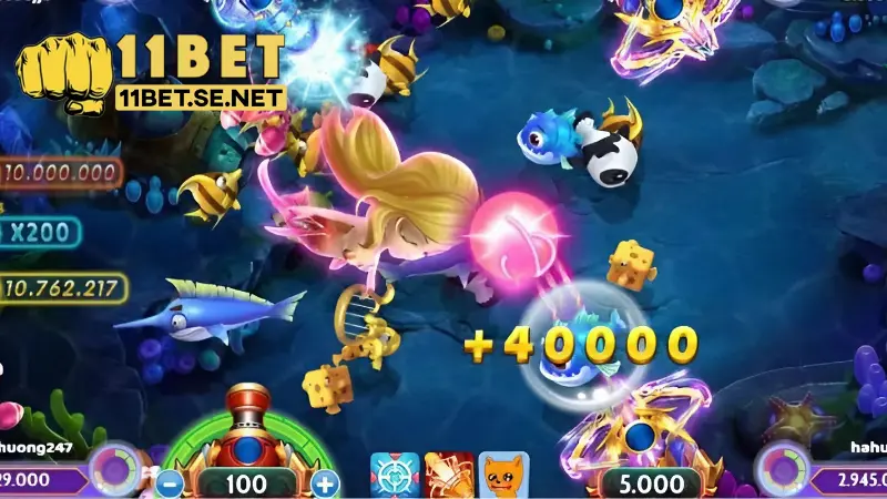 Bắn cá tiểu tiên cá đang là một trong những game khiến ngư thủ mê mẩn